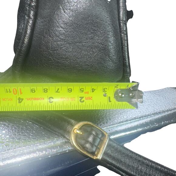 Wilsons Leather Black Genuine Leather Crossbody Shoulder Bag Small Purse - Picture 7 of 12